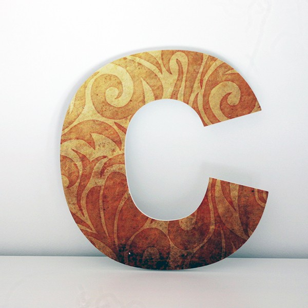 Letra Decorativa C