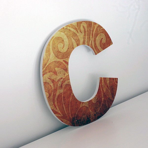 Letra Decorativa C
