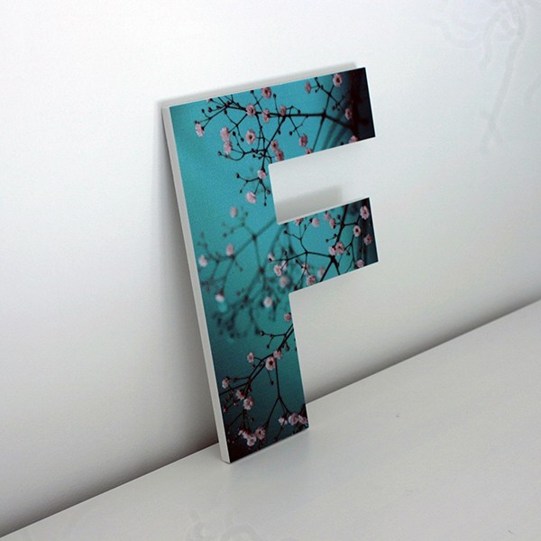 1627 Letra Decorativa F