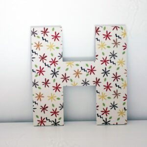Letra Decorativa H