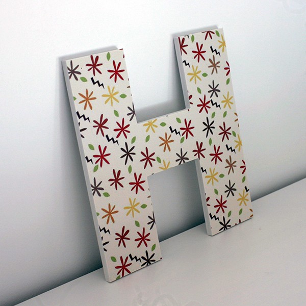 1631 Letra Decorativa H