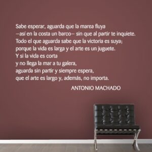 1698 Vinilos Poema Machado