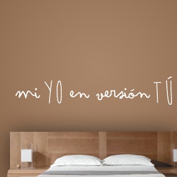 Vinilos Texto YO y TÚ