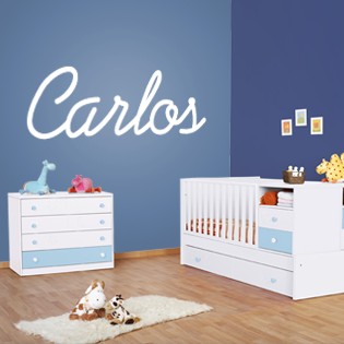 Vinilos nombre Carlos