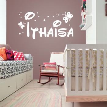 Vinilos decorativos nombre Ithaisa