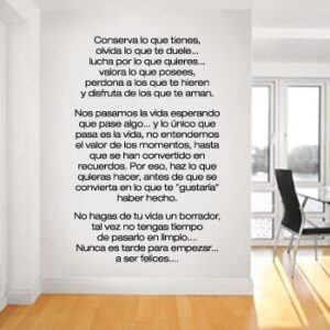 1809 Vinilo decorativo texto personal