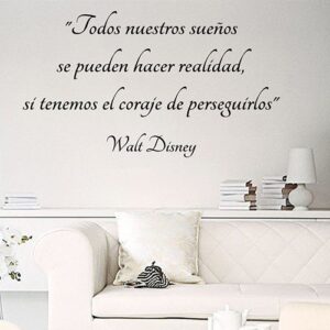 Vinilos Frase Walt Disney