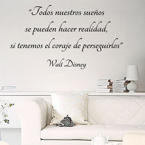 Vinilos Frase Walt Disney