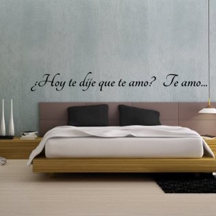 Vinilos Texto Te amo