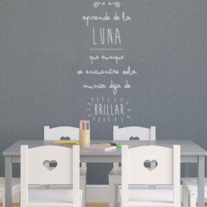 Vinilos Aprende de la luna