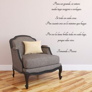 1885 Vinilos Frase F. Pessoa