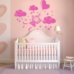 Vinilos Hada con globo