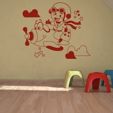 Vinilos de Niño aviador