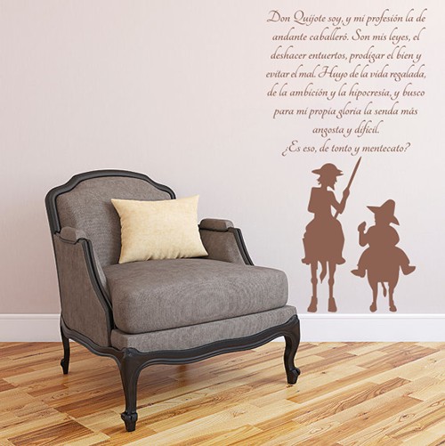Vinilos frase Quijote