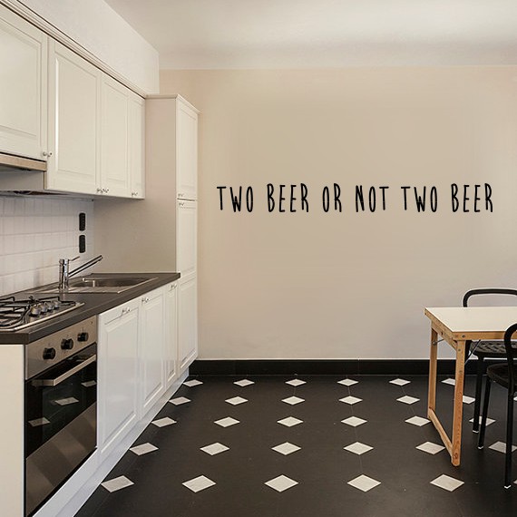 1934 Vinilos frase Two Beer