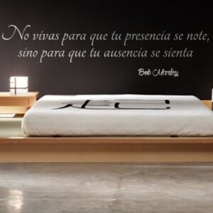 Vinilos frase Bob Marley