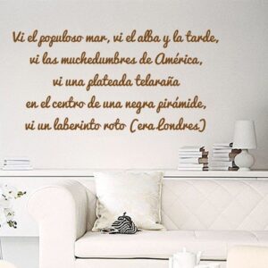 Vinilos Texto Londres