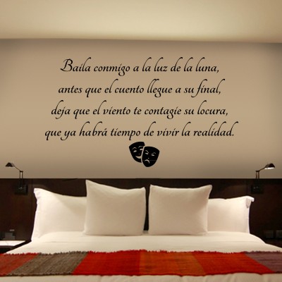 Vinilos Texto y máscaras