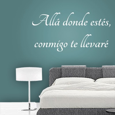 1998 Vinilos frase Allá donde estés...