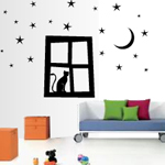 200-1 Vinilos Gatito en la ventana