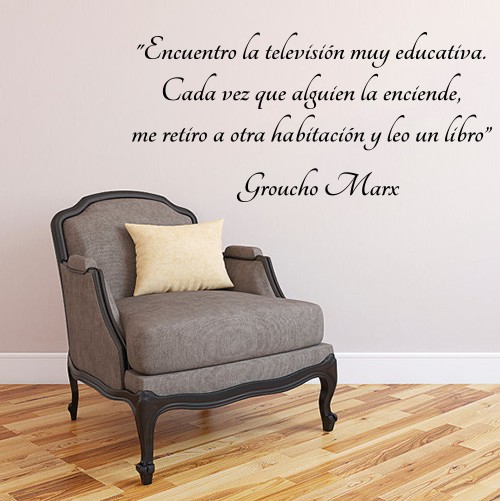 Vinilos Frase Groucho Marx