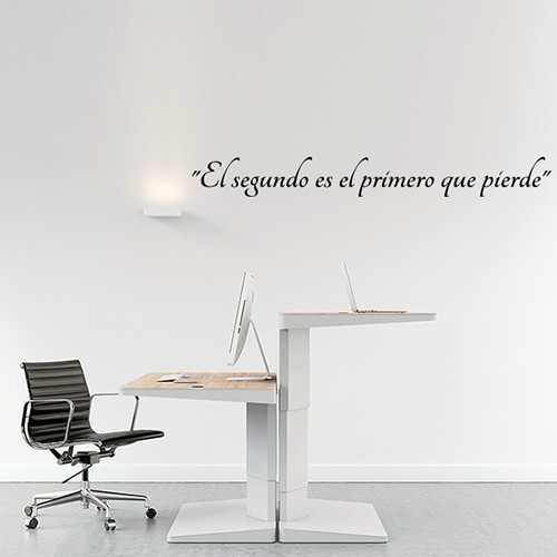 Vinilos frase El Segundo...