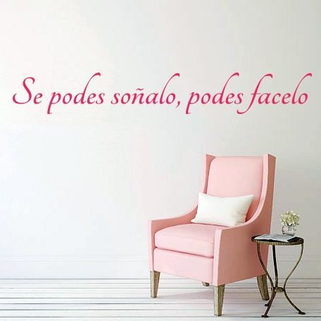 Frase Si podes soñalo...
