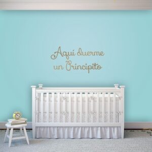 Vinilo "Aquí duerme un Principito"