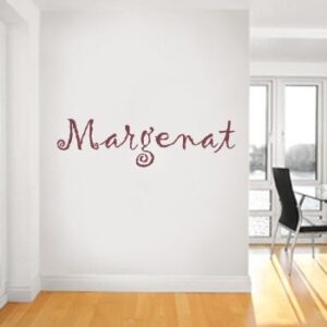 Vinilo texto "Margenat"