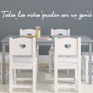 2132 Vinilos frase Niño Genio