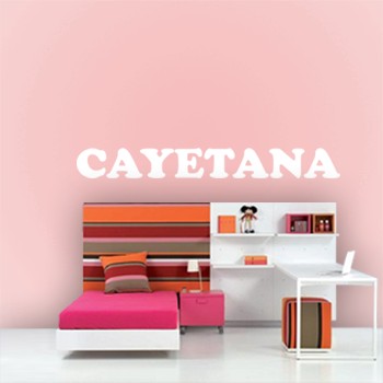 Vinilo Nombre Cayetana