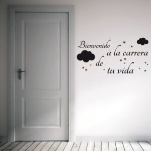 Vinilos Bienvenido a la carrera...