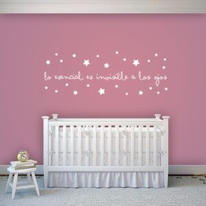 2238 Vinilo texto "Lo esencial..."