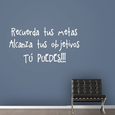 2248 Vinilo texto "...Tú Puedes!!!"