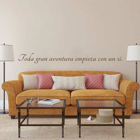 Vinilos frase Aventura