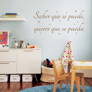 Vinilo Frase "Saber que..."