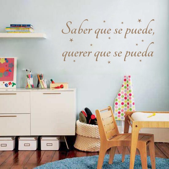 Vinilo Frase "Saber que..."