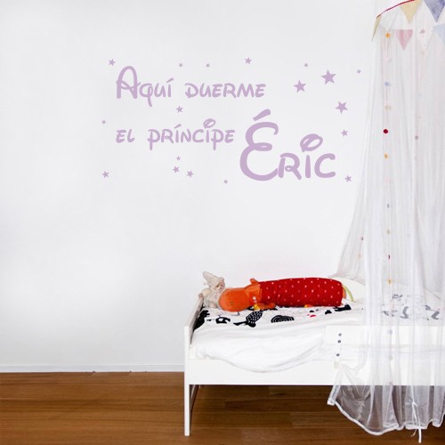 Vinilos Aquí duerme el príncipe Eric