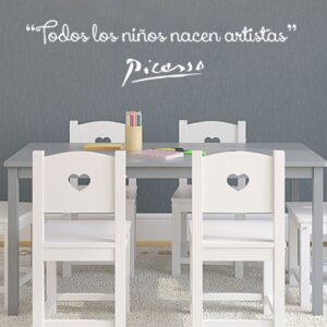 Vinilo Frase de Picasso