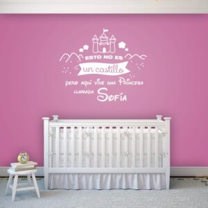 2325 Vinilos Princesa y castillo