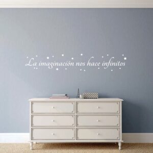 Vinilo frase La imaginación