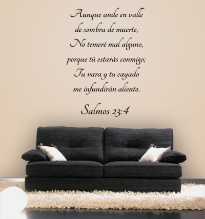 Vinilo Texto Salmo