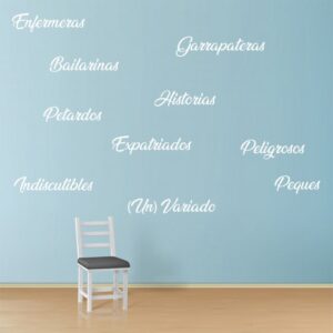 Vinilo personalizado Palabras