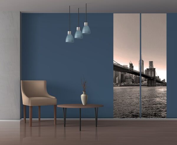 2510-3 Vinilo Foto Puente Brooklyn