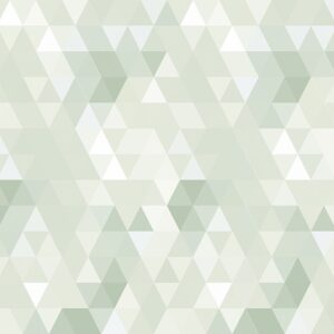 Papel Pintado Infantil Abracadabra triángulos verdes