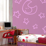 Vinilos luna y estrellas