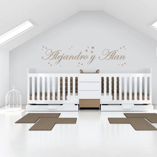 2627-3 Vinilos nombres Alejandro y Alan