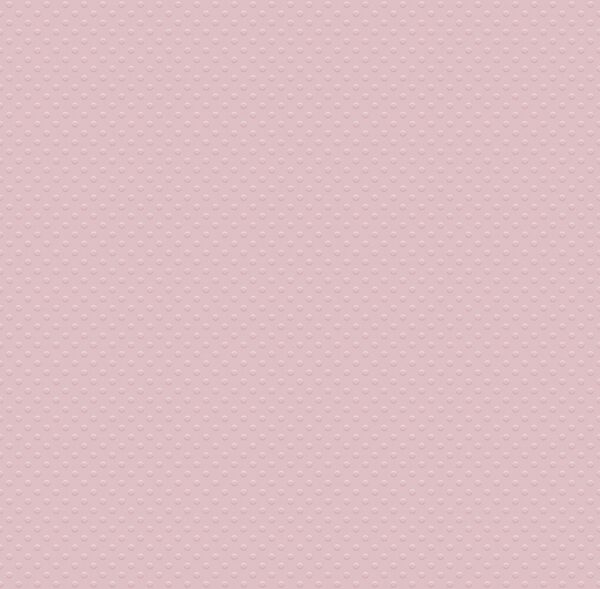 Papel Pintado Rosa Bolitas topo en efecto relieve