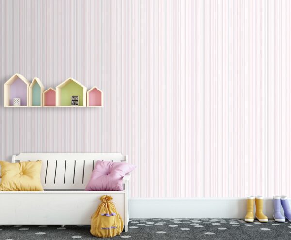 Papel Pintado Multiraya varios colores tonos Rosas