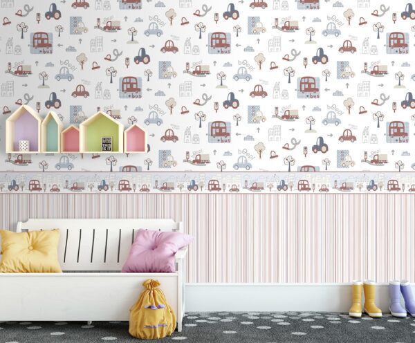 Papel Pintado Multiraya varios colores tonos Nórdicos